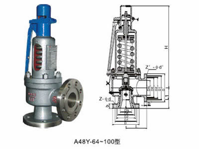 A48Y型高壓全啟式安全閥